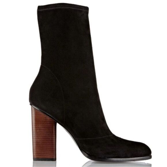 Alexander Wang Suede Heeled Boots - Picture 1 of 13